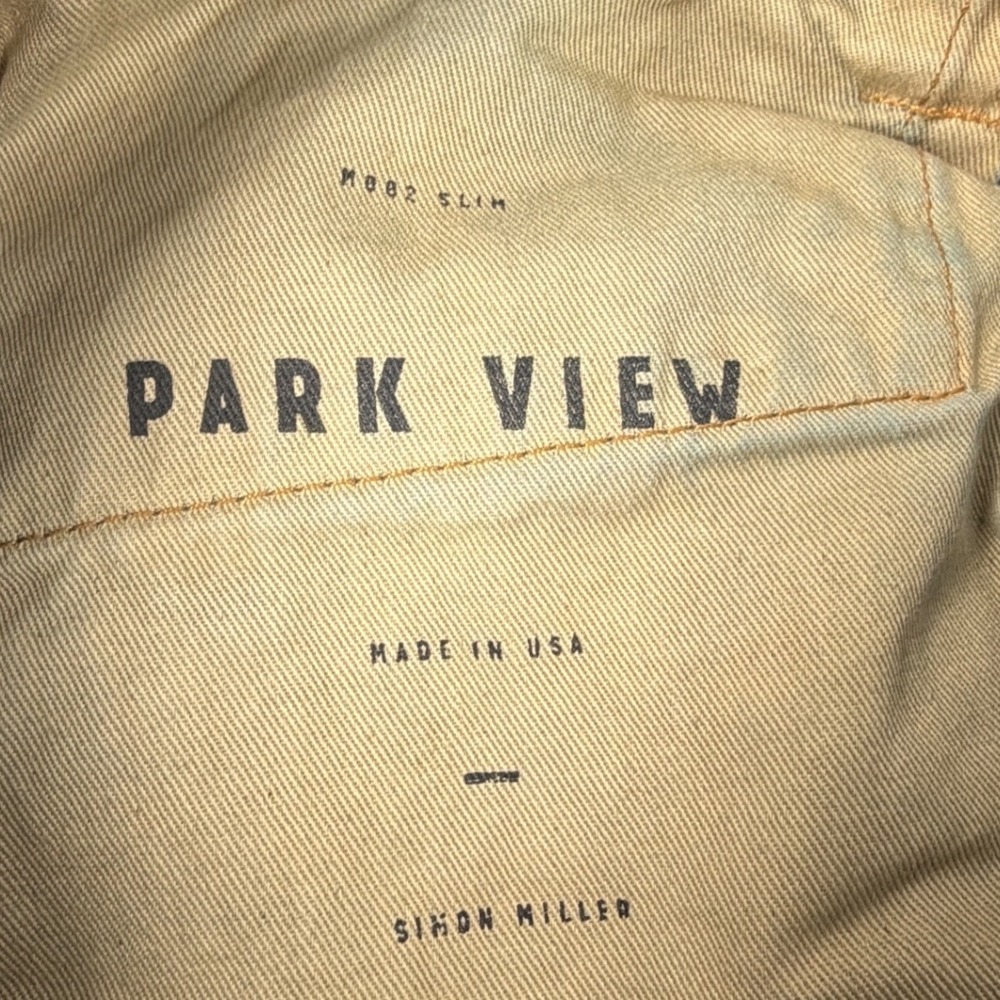 Simon Miller Park View Denim Selvedge Jeans Mens Slim Fit 28X32 - Picture 7 of 8